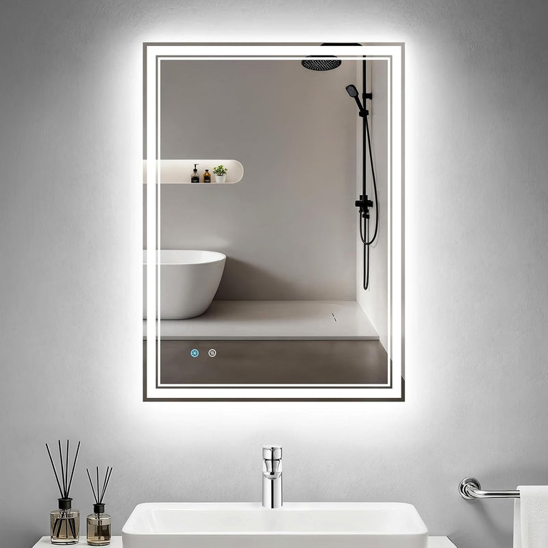 Minskie Rectangle Led Wall Mirror
