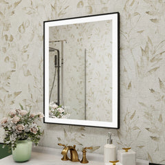 Bathroom Vanity Mirror With Black Aluminum Framed | 5 Years Warranty