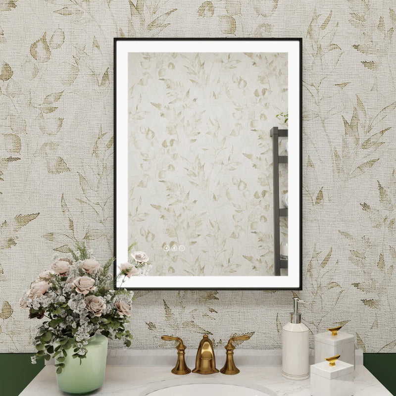 Bathroom Vanity Mirror With Black Aluminum Framed | 5 Years Warranty