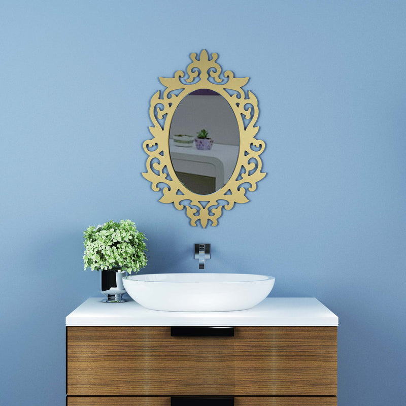 Eden Oval Wall Wood Mirror