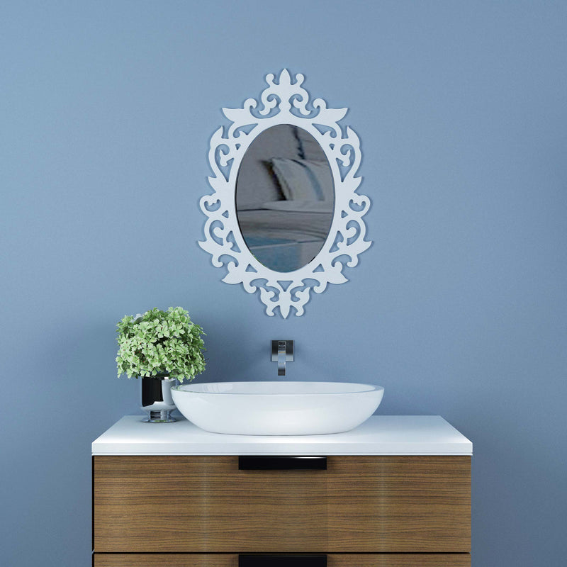 Eden Oval Wall Wood Mirror