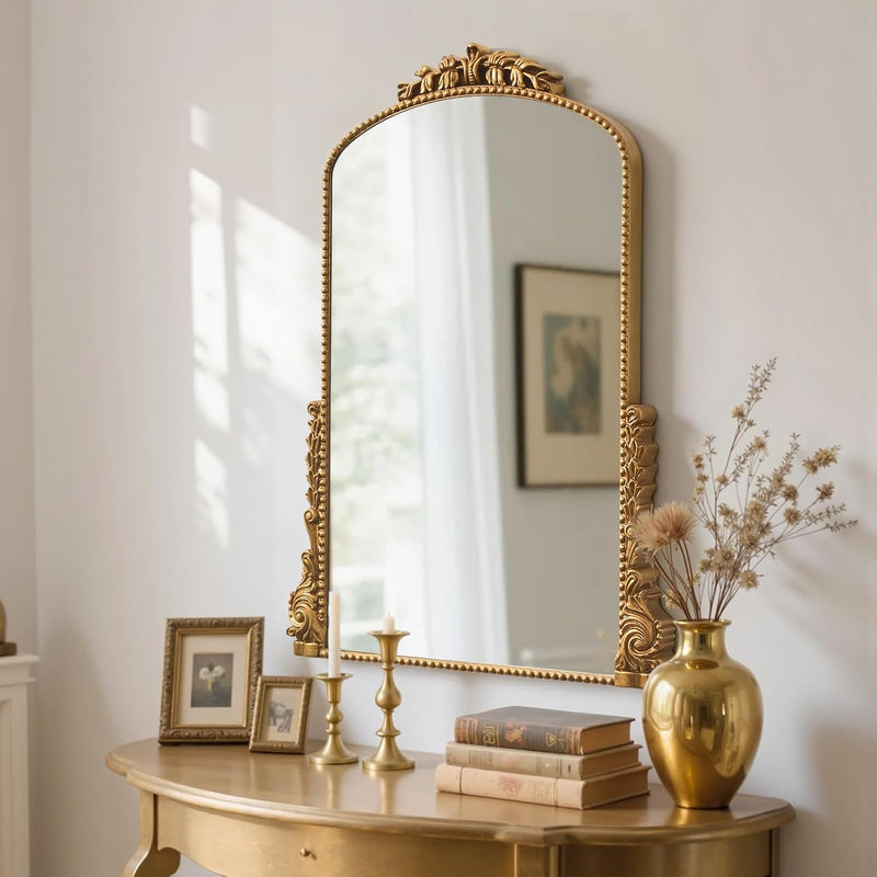 Fintex Gold Wall Arch Mirror