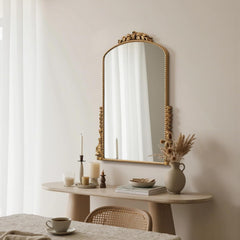 Fintex Gold Wall Arch Mirror