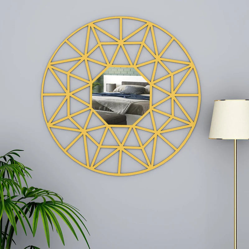 Geometric Wall Art Mirror