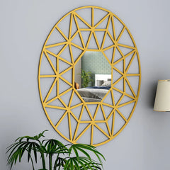 Geometric Wall Art Mirror