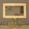Greek Motif Led Bathroom Wall Mirror | 5 Years Warranty