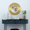 Infinite Strips Round Wall Wood Mirror