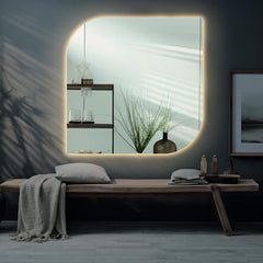 Leaflet Backlit Led Wall Mirror | 5 Years Warranty