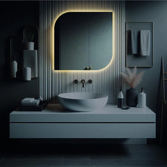 Leaflet Backlit Led Wall Mirror | 5 Years Warranty