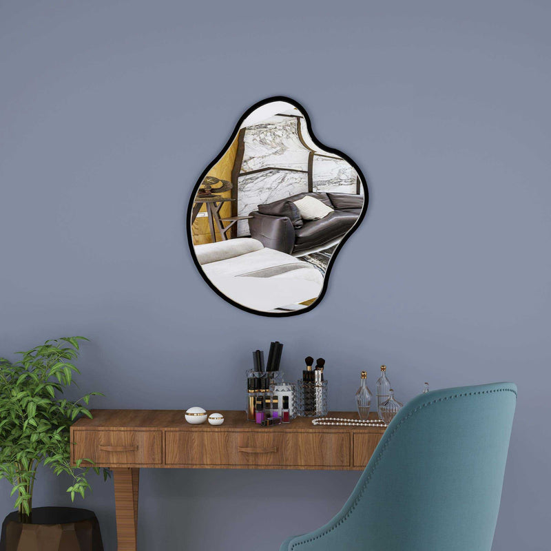 Mafais Irregular Wall Wood Mirror