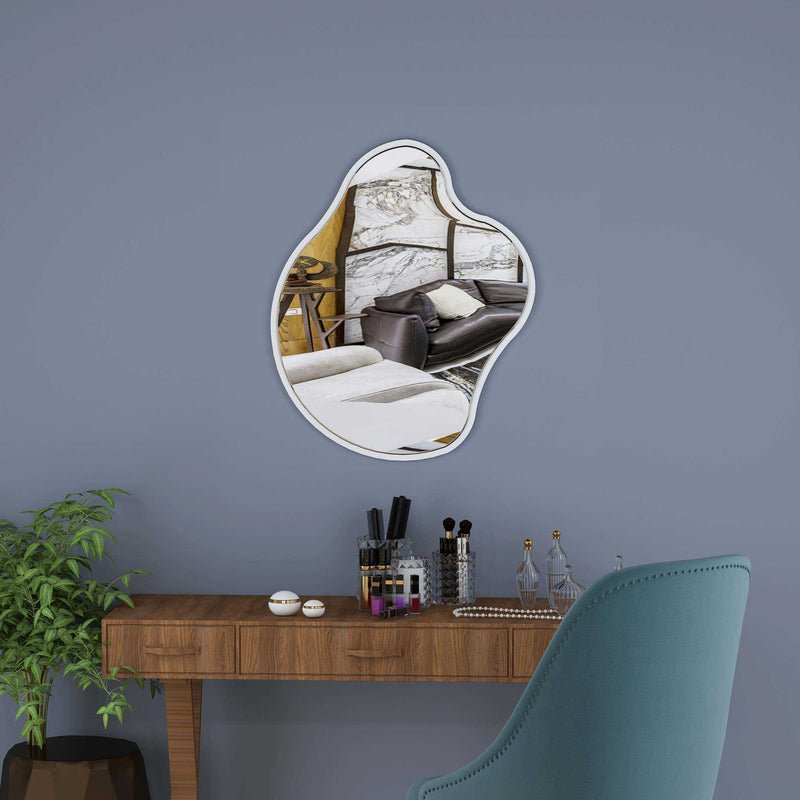 Mafais Irregular Wall Wood Mirror