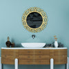 Marshal Round Wall Wood Mirror