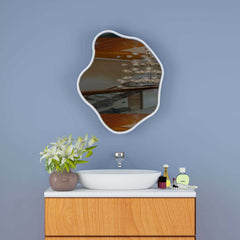 Stanley Irregular Wall Wood Mirror