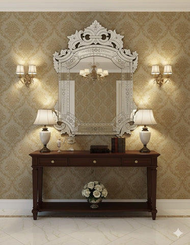 Wall Art Luxe French Mirror