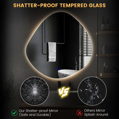 Wrounght Backlit Led Mirror With Anti Fog | 5 Years Warranty
