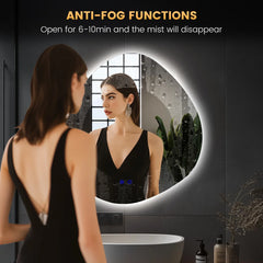 Wrounght Backlit Led Mirror With Anti Fog | 5 Years Warranty